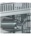 Holborn outdoor ceiling light Clear glass, solid brass Polished chrome