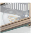 Holborn outdoor ceiling light Clear glass, solid brass Dark bronze