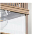 Holborn outdoor ceiling light Clear glass, solid brass Dark bronze