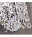 Applique murale design CHARLESTON chrome 1 ampoule