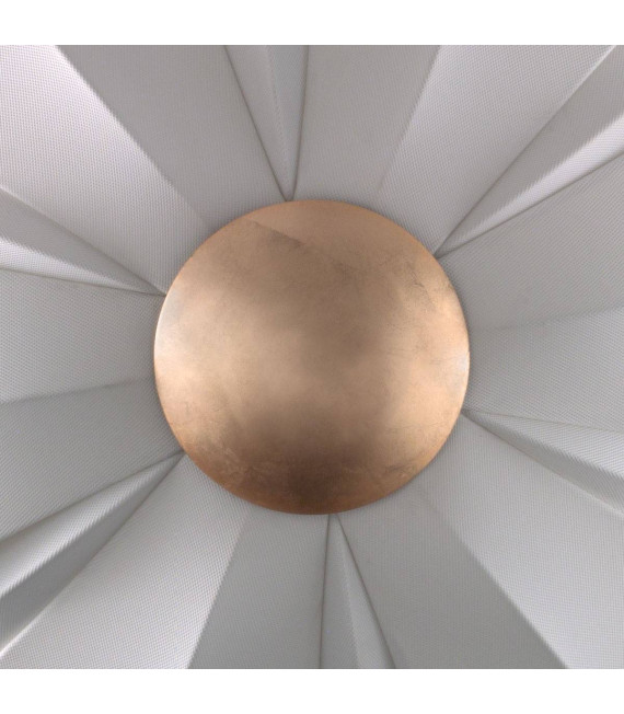 Aplique de diseño FIORE pan de oro 6 bombillas