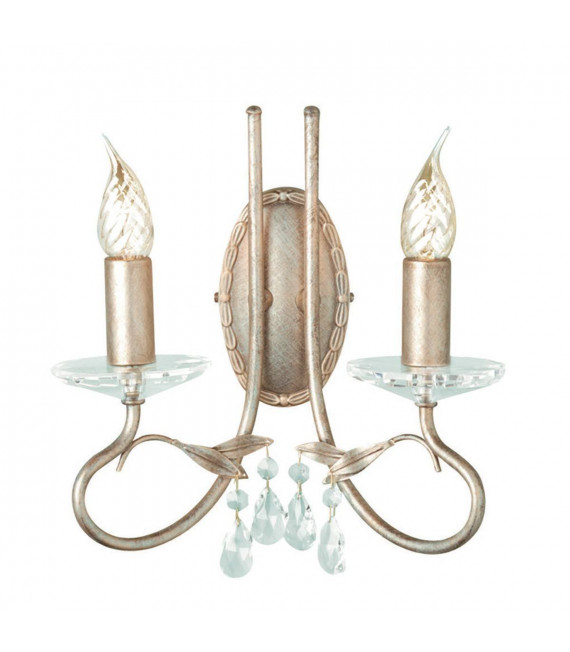 Lampada a sospensione Christina, argento / oro, 8 lampadine