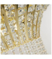 Suspension Gemma Acier doux,cristal Laiton