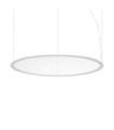 Suspension LED Orbit Métal Blanc