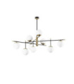 GOURMET Ceiling Light Glass, Metal Brass
