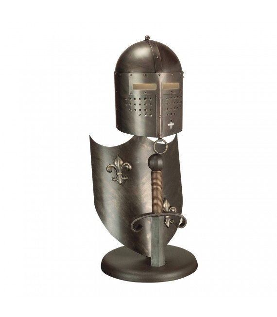 Lampada campanile, nera, senza paralume