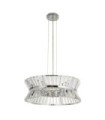 Suspension Uptown Acier doux,verre Clair, chromé