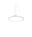 FLY LED pendant light Metal, plastic, aluminum Matt White