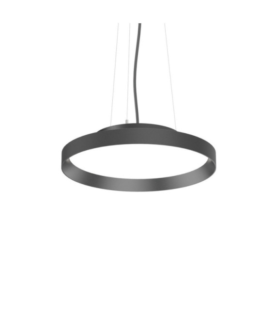 FLY Lámpara colgante LED Vidrio, Metal Negro mate