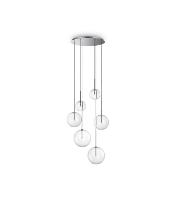 Equinoxe Chrome Metal Pendant