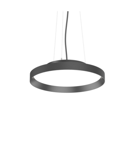 FLY LED pendant light Glass, Metal Matt black