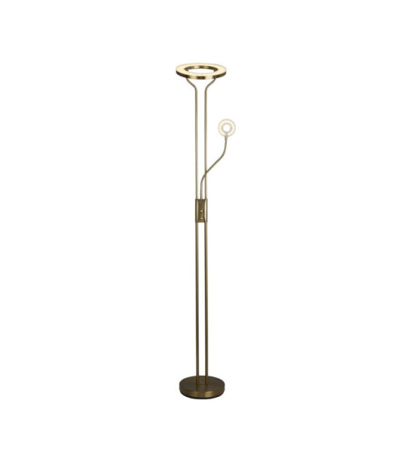 Lampada da terra Mother, acciaio dolce, ottone acrilico