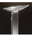 Lampadaire design DELPHI chrome 2 ampoules