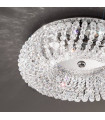 Plafonnier design CARLA chrome 3 ampoules