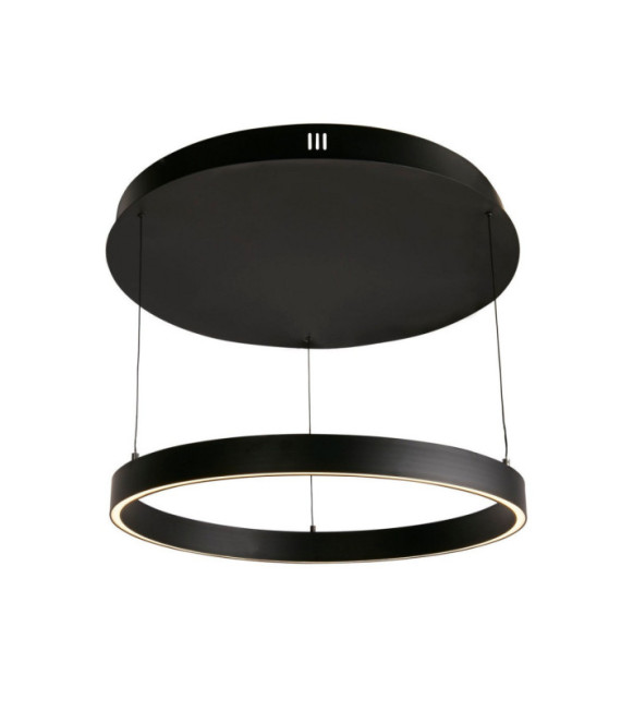 Layla LED pendant light Mild steel, aluminum Black