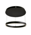 Layla LED pendant light Mild steel, aluminum Black
