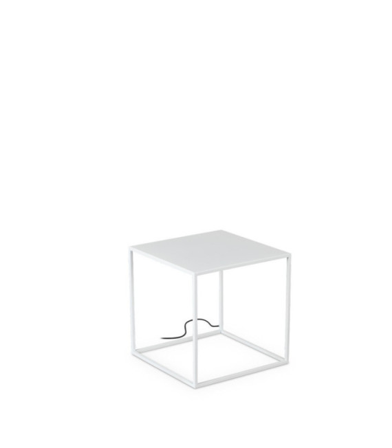 Lámpara de mesa para exterior IPOTESI Metal blanco