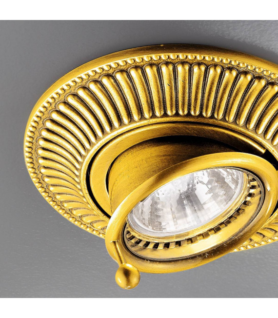Klassischer Spot MILORD 24 Karat Gold 1 Glühbirne