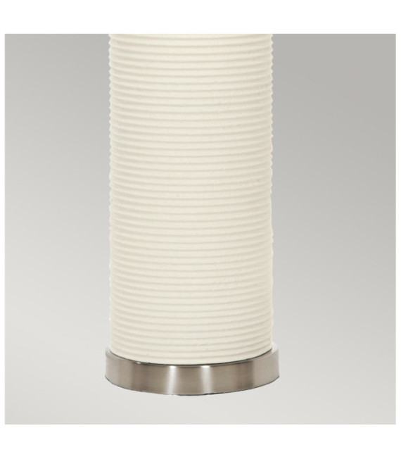 Lampe de table Ripple Porcelaine Blanc