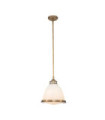 Hinkley Pendant Lamp Glass, Steel Brass Heritage