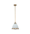 Hinkley Pendant Lamp Glass, Steel Brass Heritage