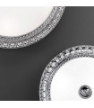 Plafonnier classique MILADY chrome 3 ampoules