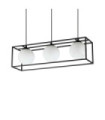 Lingotto Metal Pendant Lamp Brass, matt black