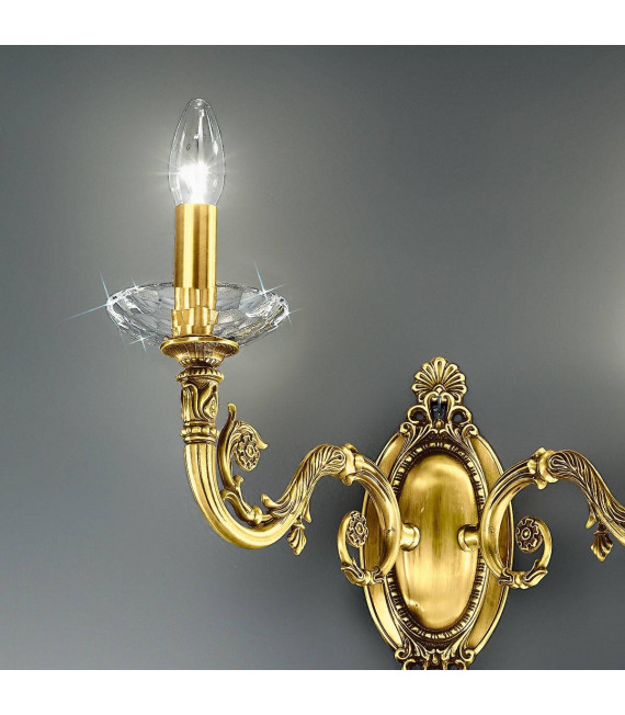 Applique classica CONTARINI oro francese 2 lampadine