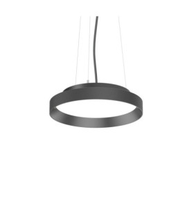 FLY LED-Pendelleuchte Glas, Metall Mattschwarz