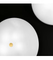 Plafonnier design CENTRO Or 24 Carats 4 ampoules