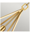 Feiss Suspension Steel Burnished Brass