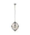 Suspension Coronet Acier doux,verre Chrome