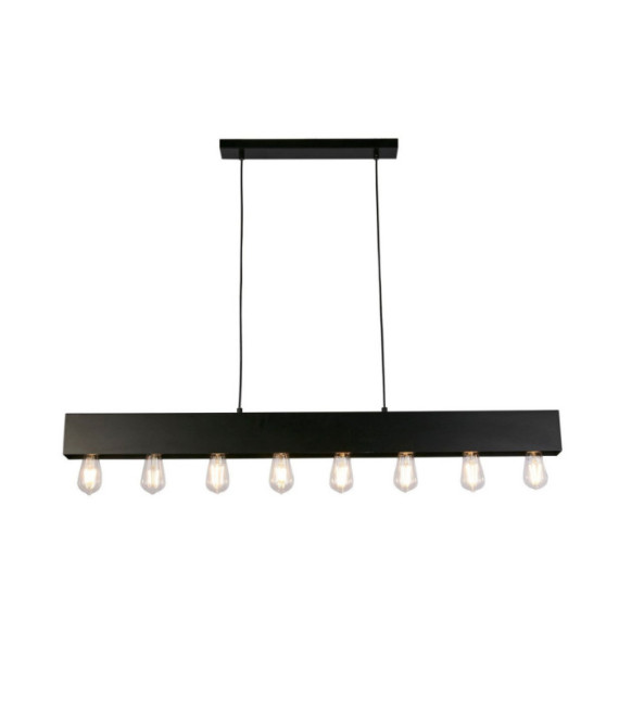 Lámpara colgante Piano Acero dulce Negro