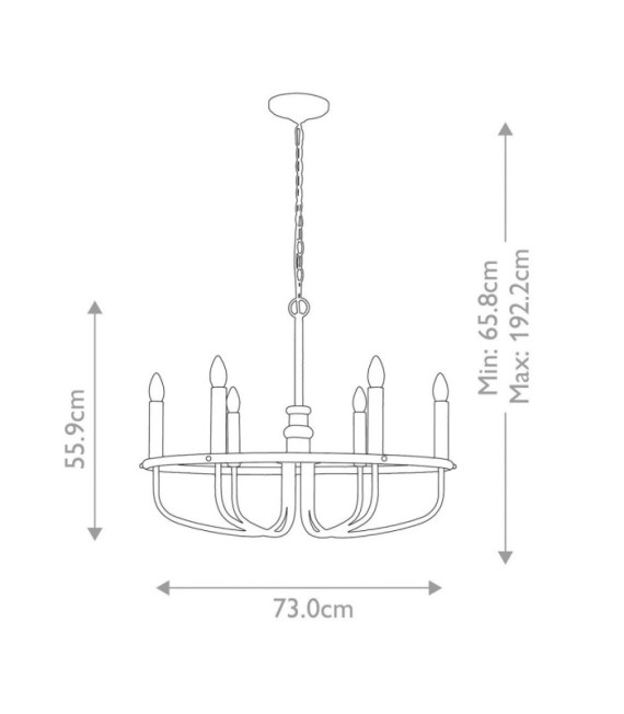 Capitol Suspension Black Steel