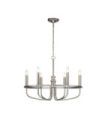 Suspension Capitol Acier Nickel brossé