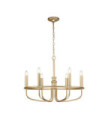 Capitol pendant light Steel Painted natural brass