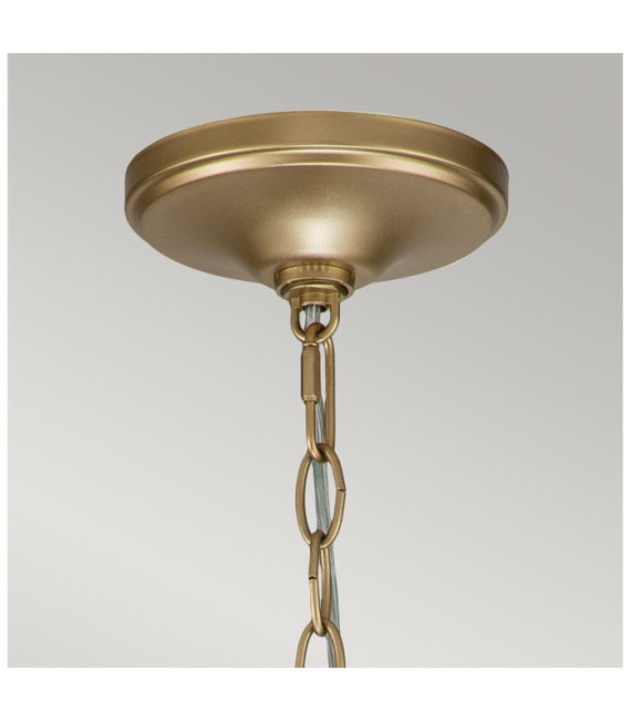 Capitol pendant light Steel Painted natural brass