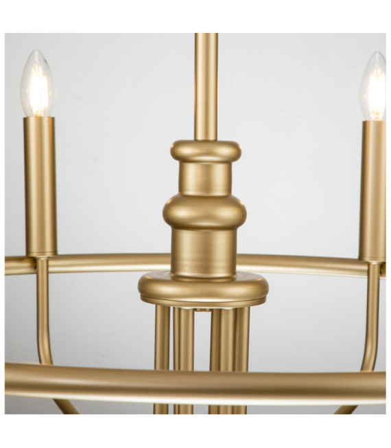 Capitol pendant light Steel Painted natural brass