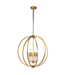 Feiss Suspension Steel Burnished Brass