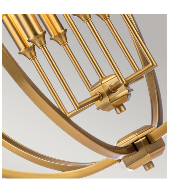 Feiss Suspension Steel Burnished Brass