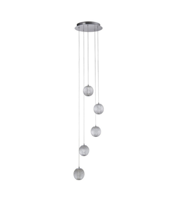 Suspension Allure Acier doux,acrylique Chrome