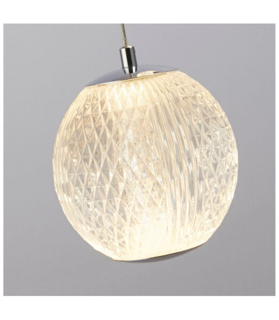 Allure pendant light Mild steel, acrylic Chrome