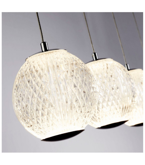 Suspension Allure Acier doux,acrylique Chrome