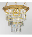 MILORD CRYSTAL Chandelier 4 lights - 3