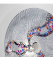 Applique murale design LUNA chrome 1 ampoule