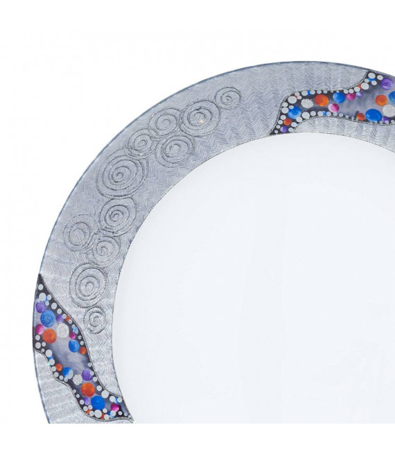 Plafonnier design SERENA chrome 2 ampoules