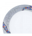 Plafonnier design SERENA chrome 2 ampoules