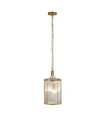 Suspension Victoria Acier doux Clair, laiton antique