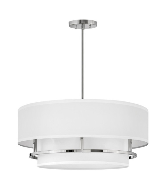 Graham Ceiling Light Steel Polished Nickel