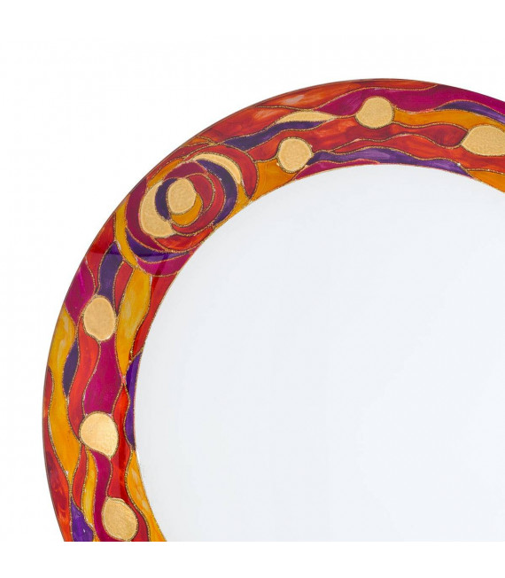 Plafón de diseño SERENA Gold 24 quilates 2 bombillas